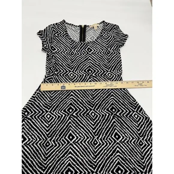 MICHAEL Michael Kors Dress Womens Medium Mini Babydoll Bohemian Stretch - Picture 3 of 6